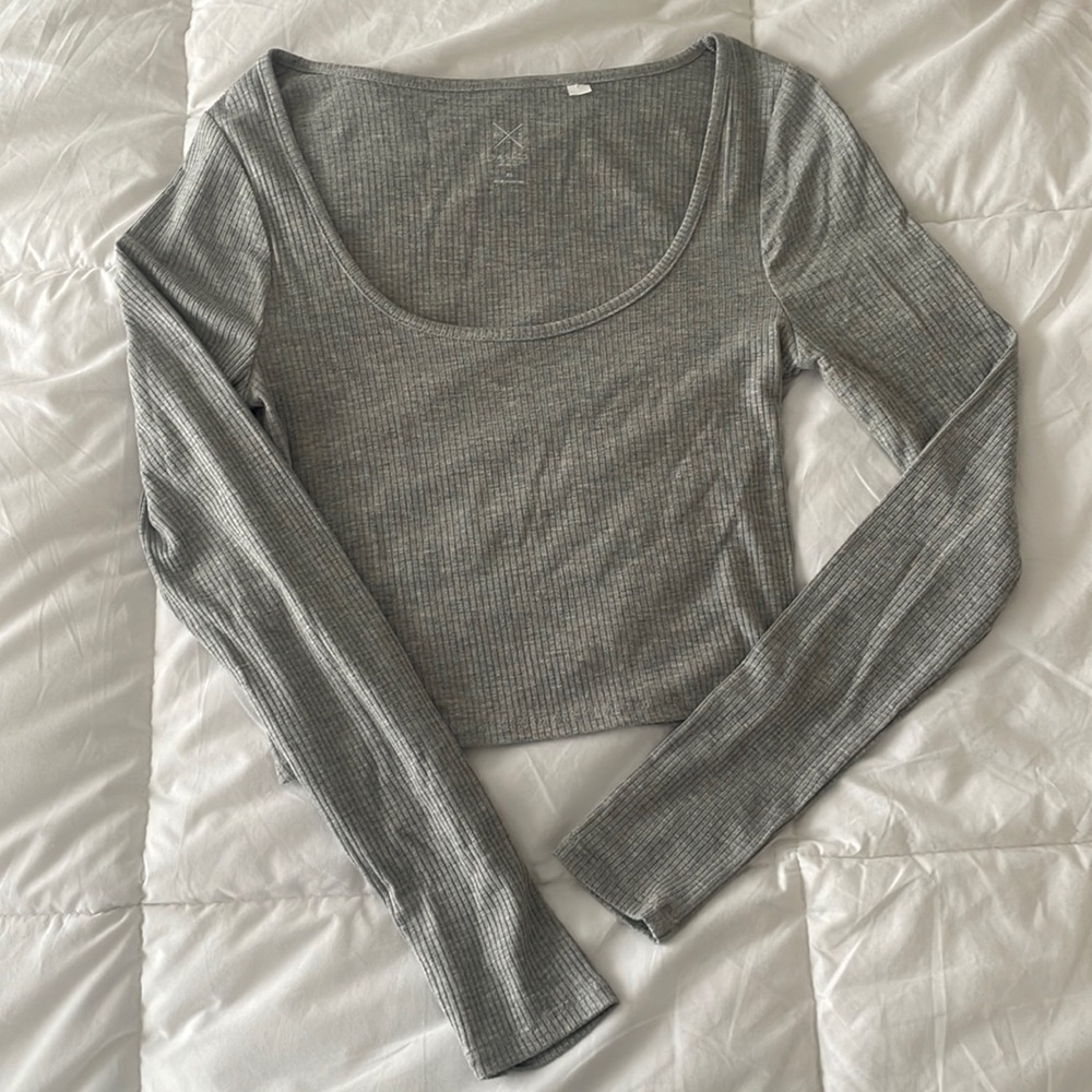 Darker Grey Long Sleeve Shirt